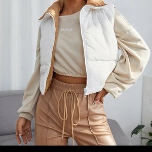 Cropped Reversible Vest